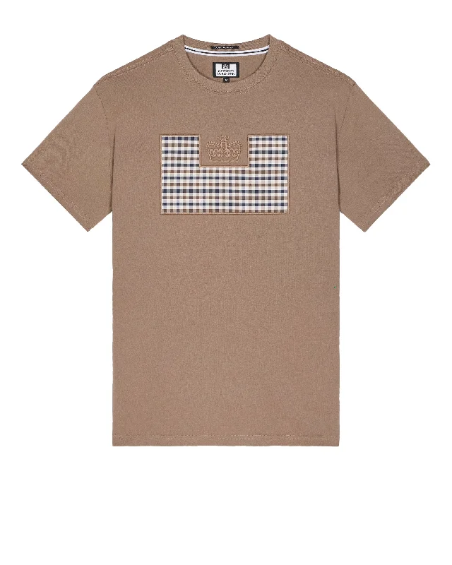 Price Reduction Zapico Prison T-Shirt Mocha Brown/Mid House Check
